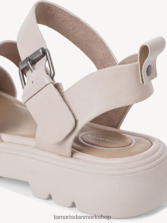 Tamaris Kvinder lædersandal - hvid/offwhite XVXV8T1314 sko