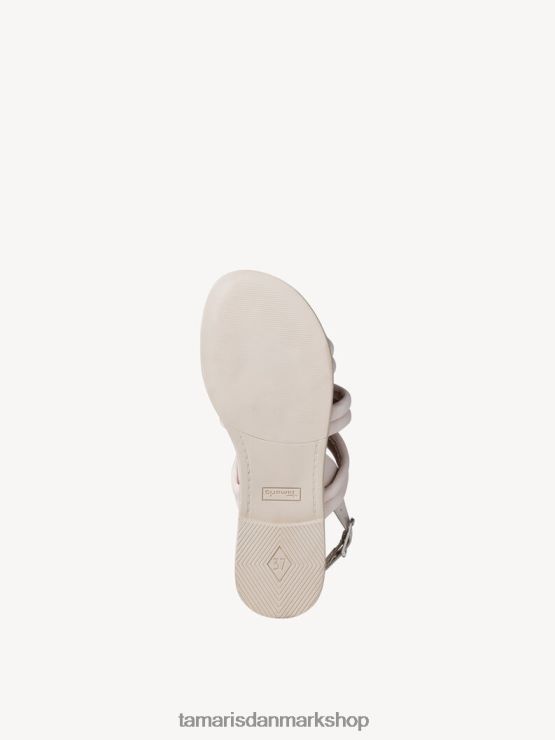 Tamaris Kvinder lædersandal - hvid/offwhite XVXV8T1729 sko