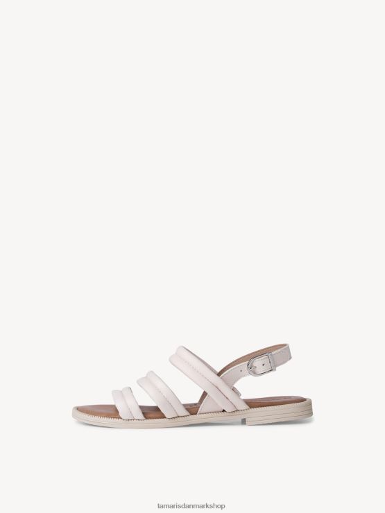 Tamaris Kvinder lædersandal - hvid/offwhite XVXV8T1729 sko