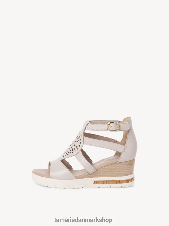 Tamaris Kvinder lædersandal - hvid/offwhite XVXV8T295 sko