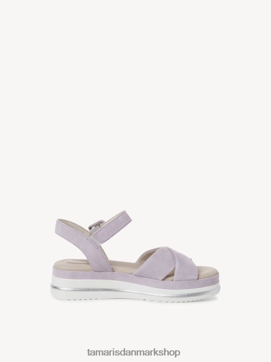 Tamaris Kvinder lædersandal - lilla/lavendel XVXV8T727 sko