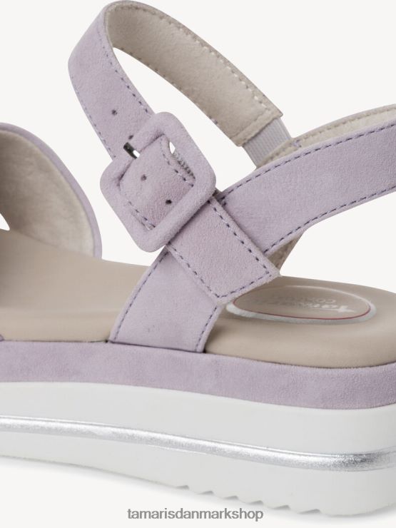 Tamaris Kvinder lædersandal - lilla/lavendel XVXV8T727 sko