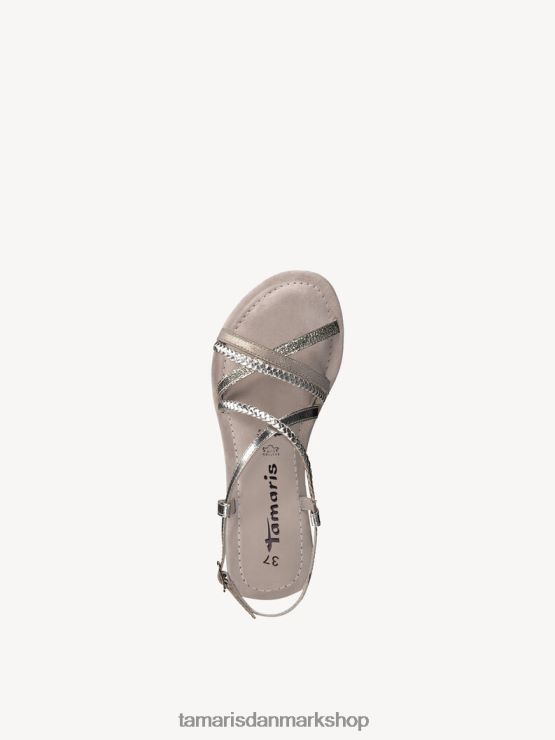 Tamaris Kvinder lædersandal - metallic/guld XVXV8T326 sko