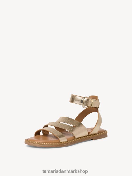 Tamaris Kvinder lædersandal - metallisk/lys guld XVXV8T1813 sko