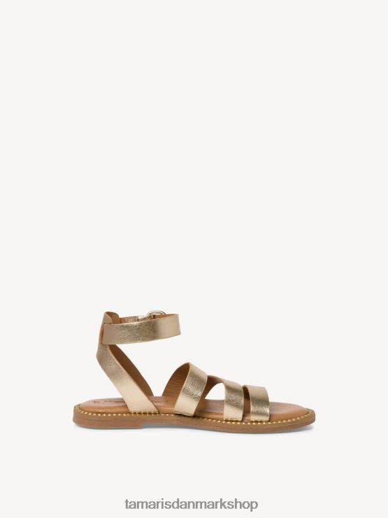 Tamaris Kvinder lædersandal - metallisk/lys guld XVXV8T1813 sko
