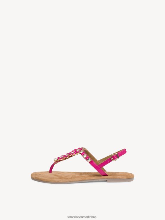Tamaris Kvinder lædersandal - pink/fuxia XVXV8T1458 sko