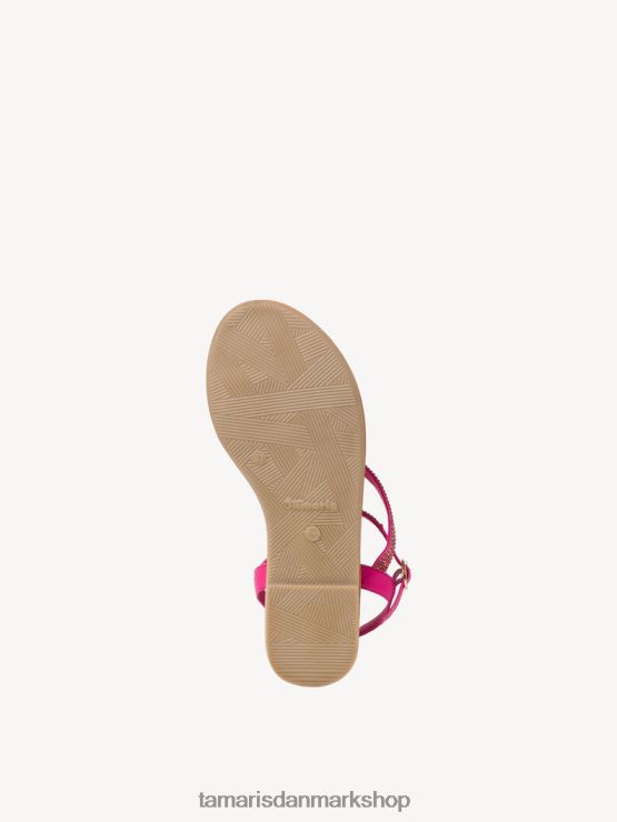 Tamaris Kvinder lædersandal - pink/fuxia glam XVXV8T542 sko