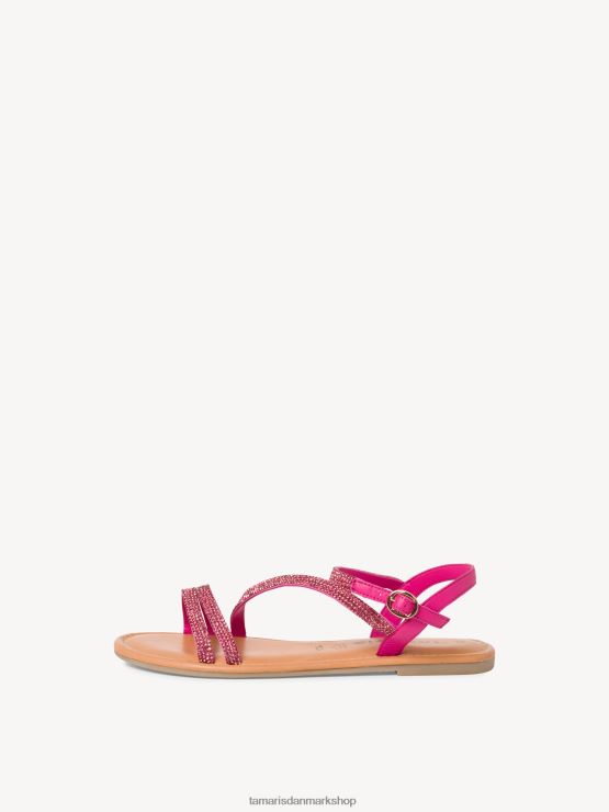 Tamaris Kvinder lædersandal - pink/fuxia glam XVXV8T542 sko