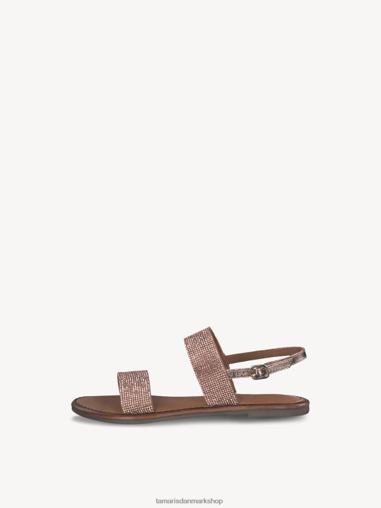 Tamaris Kvinder lædersandal - rose/rose glam XVXV8T1161 sko