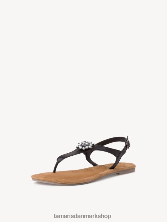 Tamaris Kvinder lædersandal - sort XVXV8T1285 sko