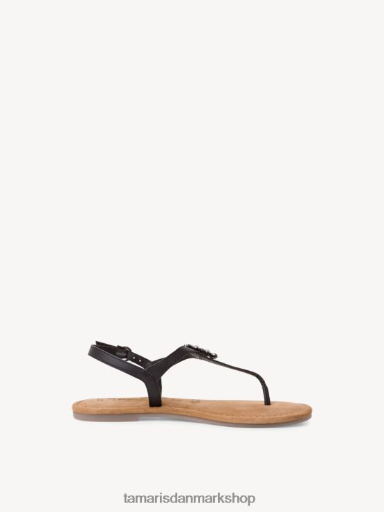 Tamaris Kvinder lædersandal - sort XVXV8T1285 sko