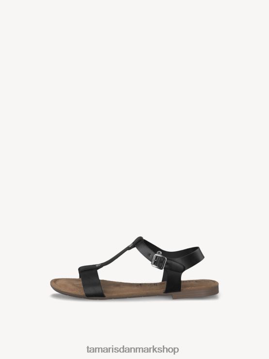 Tamaris Kvinder lædersandal - sort XVXV8T2134 sko