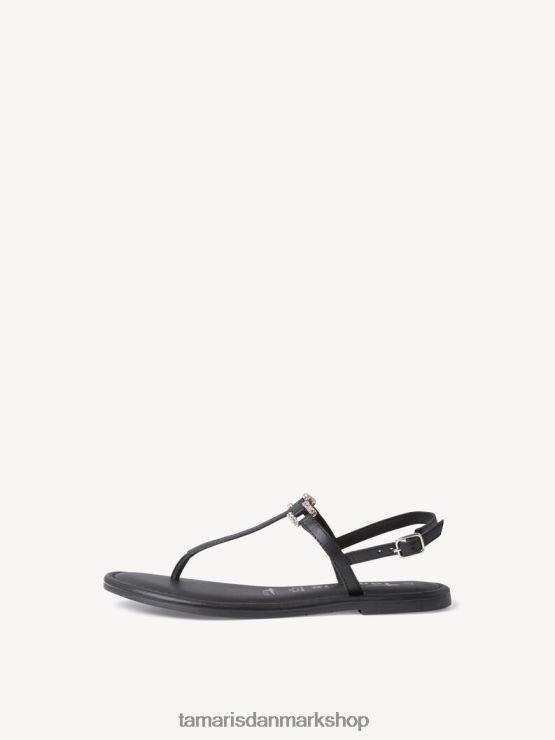 Tamaris Kvinder lædersandal - sort XVXV8T2184 sko