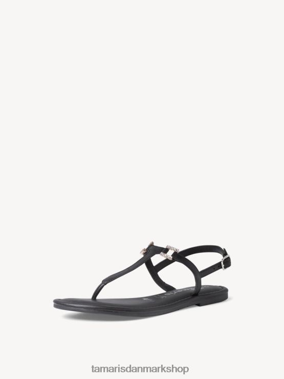 Tamaris Kvinder lædersandal - sort XVXV8T2184 sko