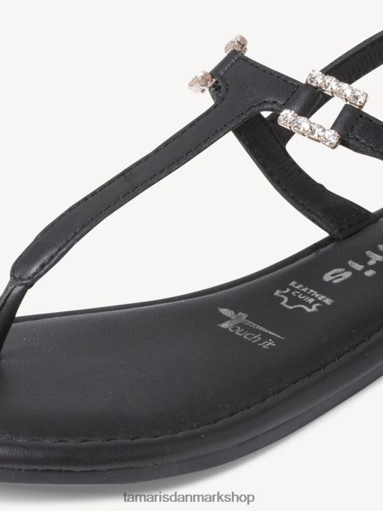 Tamaris Kvinder lædersandal - sort XVXV8T2184 sko