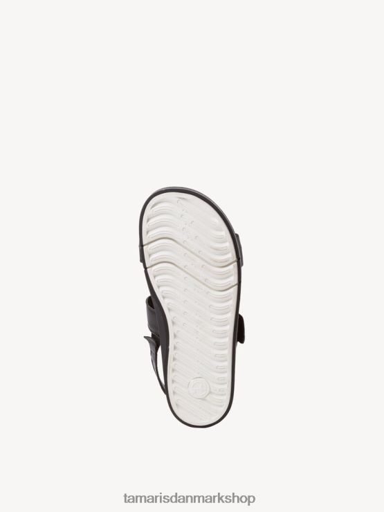 Tamaris Kvinder lædersandal - sort XVXV8T341 sko