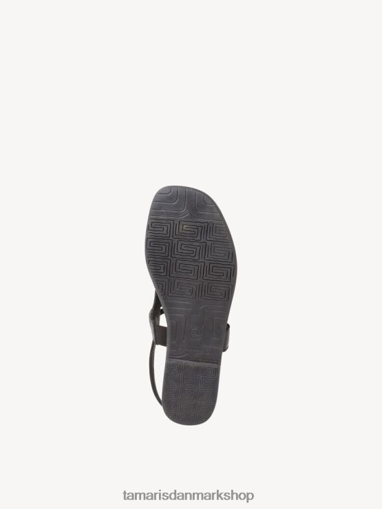 Tamaris Kvinder lædersandal - sort XVXV8T579 sko