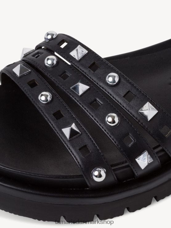 Tamaris Kvinder lædersandal - sort XVXV8T581 sko