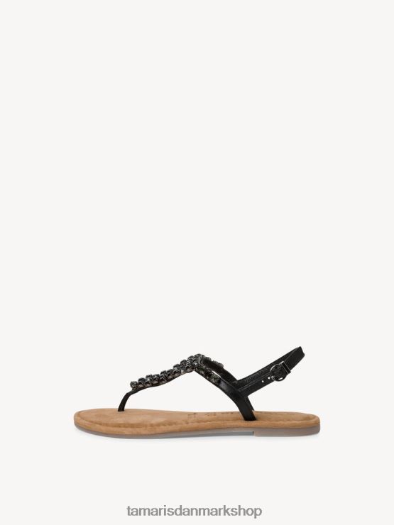 Tamaris Kvinder lædersandal - sort XVXV8T781 sko