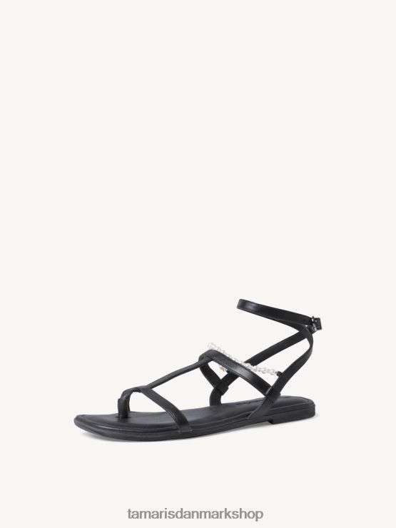 Tamaris Kvinder lædersandal - sort XVXV8T892 sko