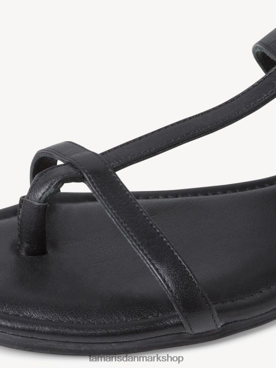 Tamaris Kvinder lædersandal - sort XVXV8T892 sko