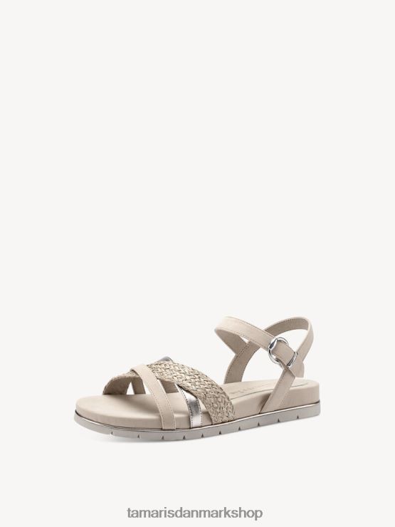 Tamaris Kvinder sandal - beige/skalkam XVXV8T1371 sko