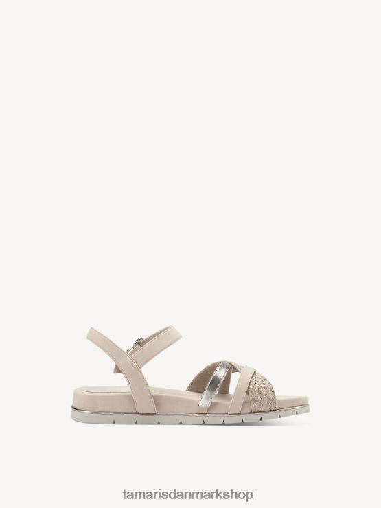 Tamaris Kvinder sandal - beige/skalkam XVXV8T1371 sko