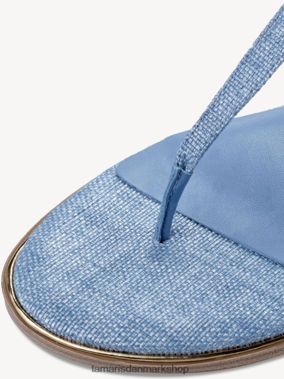 Tamaris Kvinder sandal - blå/lt.blå struc. XVXV8T762 sko