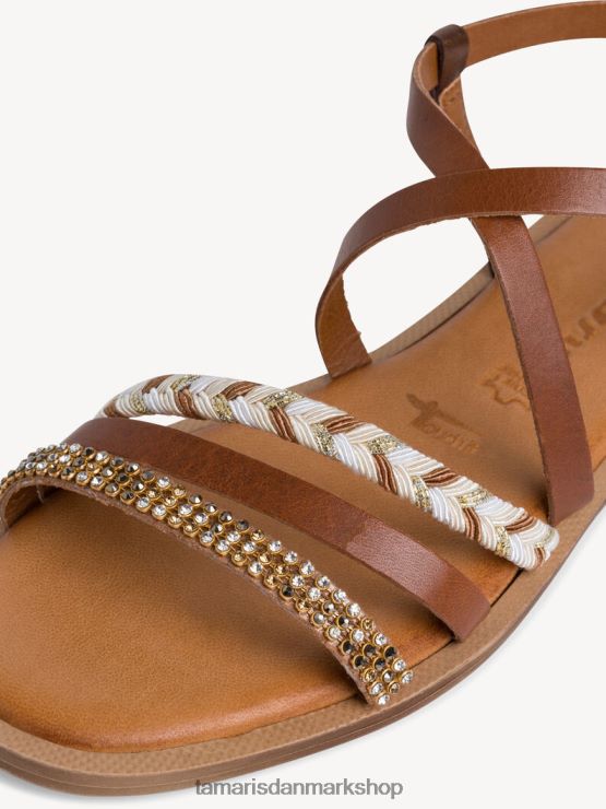 Tamaris Kvinder sandal - brun/cognac kam XVXV8T31 sko