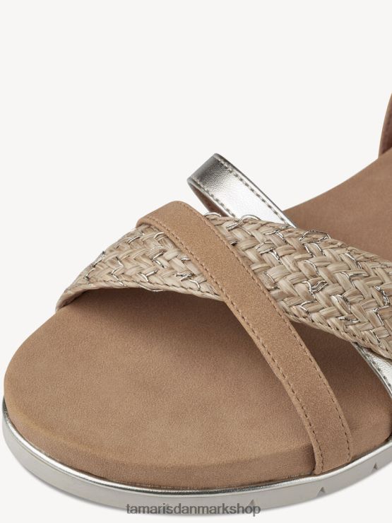 Tamaris Kvinder sandal - brun/kamel kam XVXV8T1824 sko