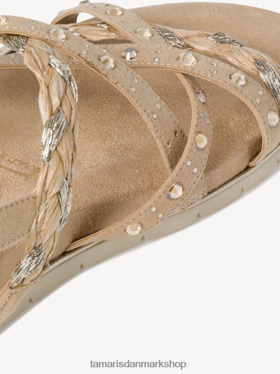 Tamaris Kvinder sandal - brun/mandel kam XVXV8T2268 sko
