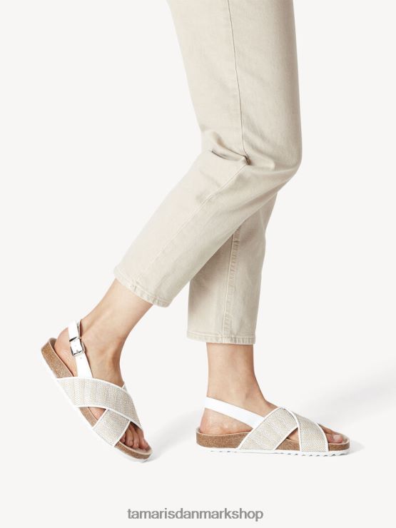 Tamaris Kvinder sandal - hvid/hvid kam XVXV8T1099 sko