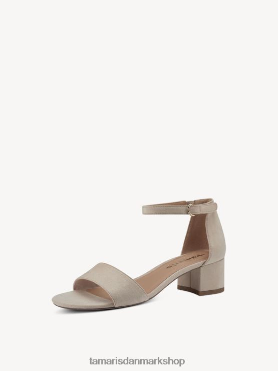 Tamaris Kvinder sandal med hæl - beige/nøgen XVXV8T1928 sko