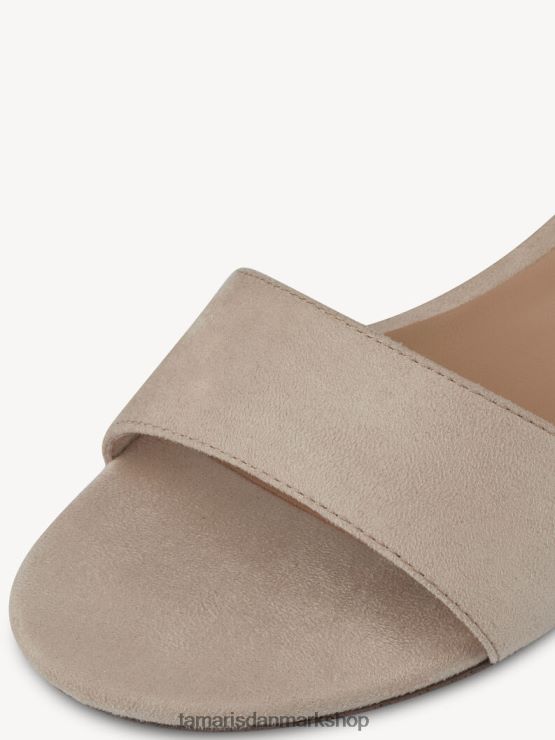 Tamaris Kvinder sandal med hæl - beige/nøgen XVXV8T1928 sko