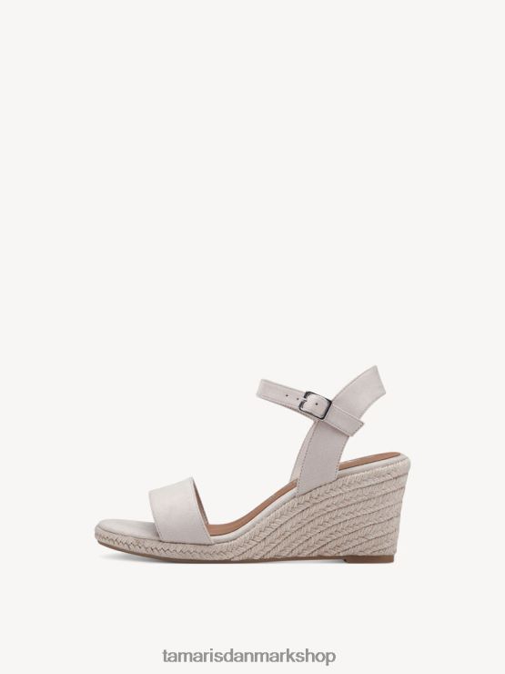 Tamaris Kvinder sandal med hæl - beige/nøgen XVXV8T2016 sko