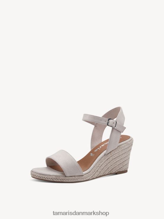 Tamaris Kvinder sandal med hæl - beige/nøgen XVXV8T2016 sko