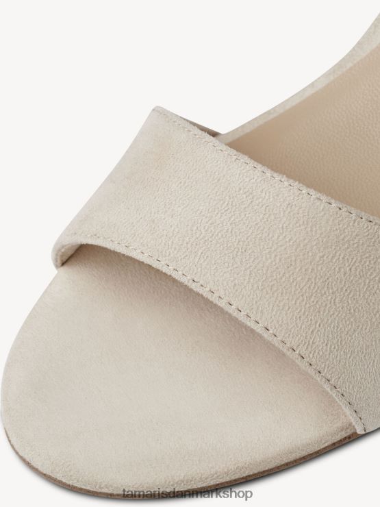 Tamaris Kvinder sandal med hæl - beige/nude ruskind XVXV8T1924 sko