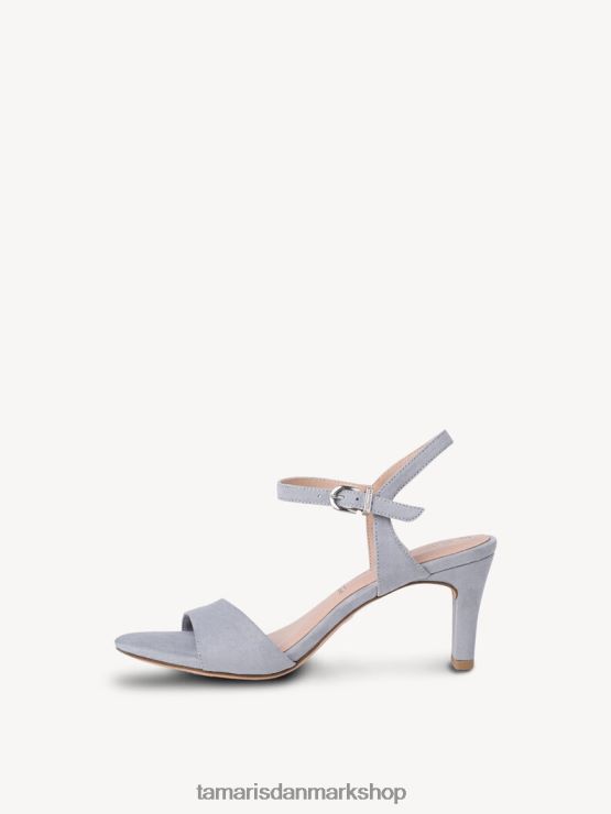 Tamaris Kvinder sandal med hæl - blå/lyseblå XVXV8T409 sko