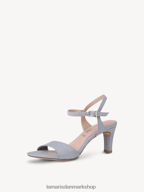 Tamaris Kvinder sandal med hæl - blå/lyseblå XVXV8T409 sko