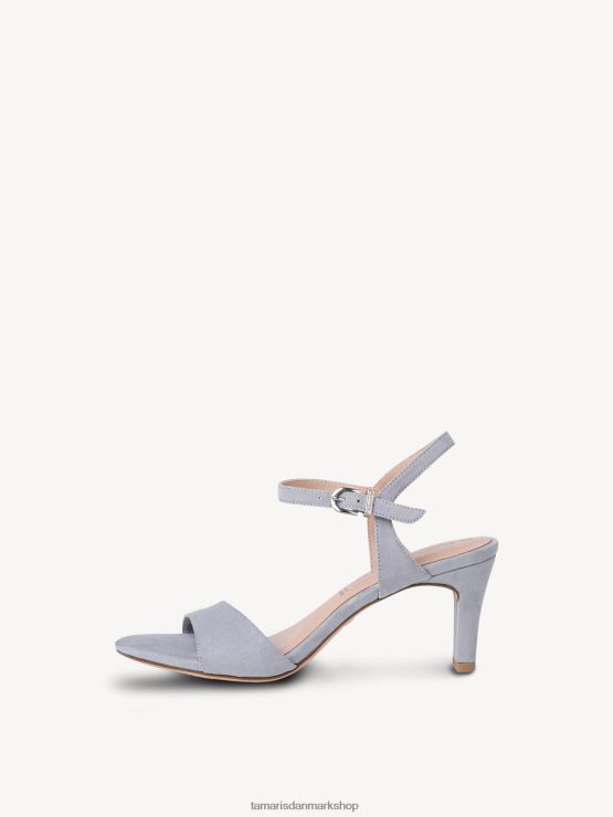 Tamaris Kvinder sandal med hæl - blå/lyseblå XVXV8T409 sko