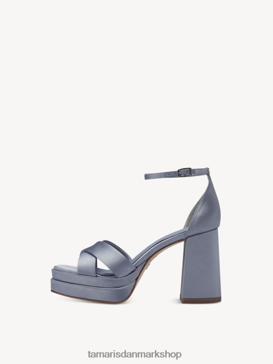 Tamaris Kvinder sandal med hæl - blå/lyseblå XVXV8T572 sko