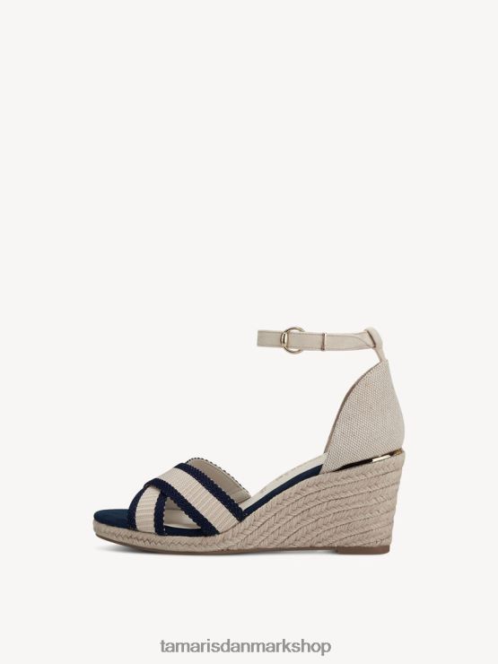 Tamaris Kvinder sandal med hæl - blå/marineblå XVXV8T1507 sko
