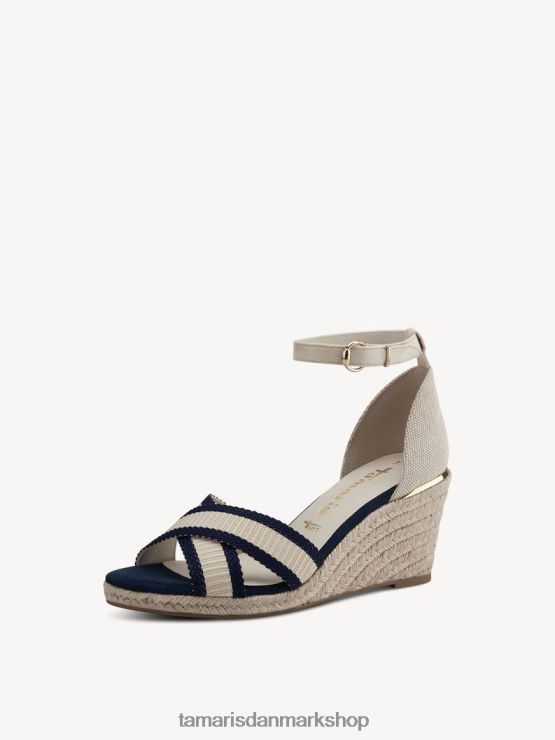 Tamaris Kvinder sandal med hæl - blå/marineblå XVXV8T1507 sko
