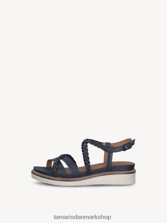 Tamaris Kvinder sandal med hæl - blå/marineblå XVXV8T1589 sko