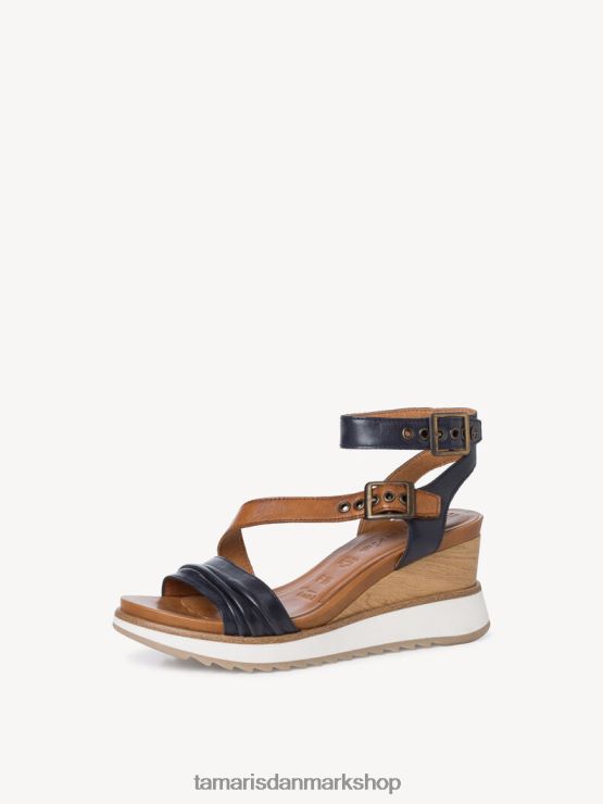 Tamaris Kvinder sandal med hæl - blå/marineblå XVXV8T2087 sko