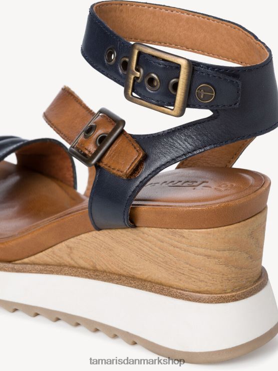 Tamaris Kvinder sandal med hæl - blå/marineblå XVXV8T2087 sko