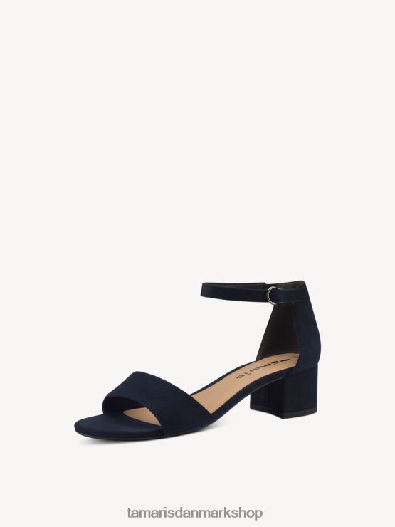 Tamaris Kvinder sandal med hæl - blå/marineblå XVXV8T415 sko