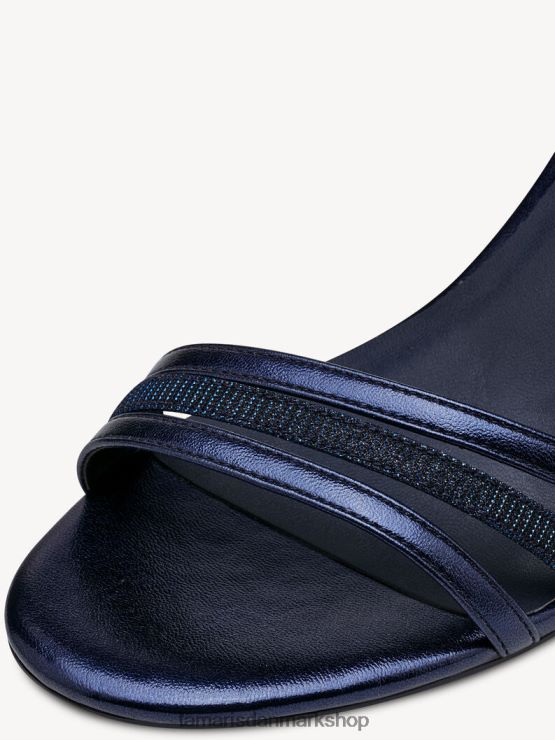 Tamaris Kvinder sandal med hæl - blå/marineblå met. kam XVXV8T969 sko