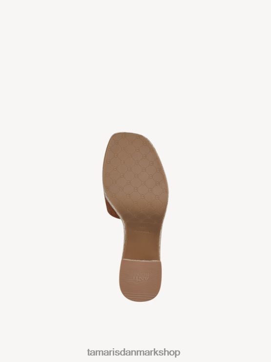 Tamaris Kvinder sandal med hæl - brun/cognac XVXV8T835 sko