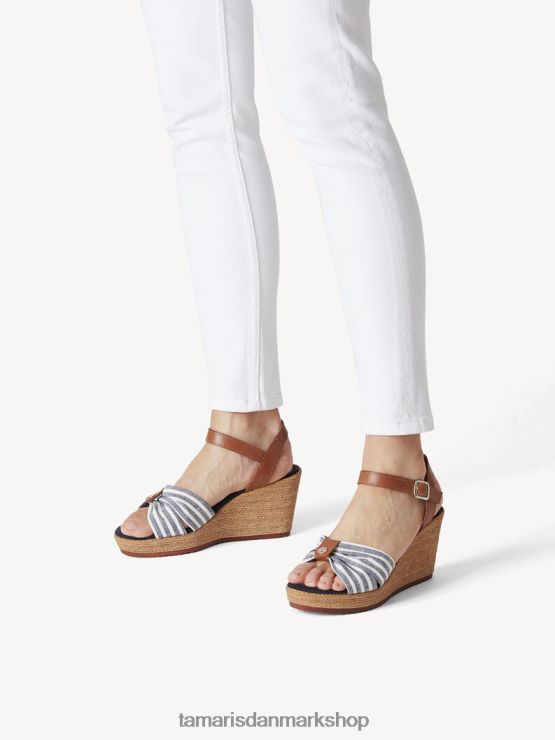 Tamaris Kvinder sandal med hæl - brun/cuoio XVXV8T2091 sko
